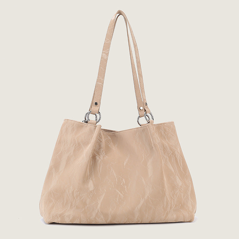 Wholesale 2023 Autumn and Winter PU Shoulder Large Capacity Bag